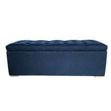 Small Chelsea Linen Blanket Box